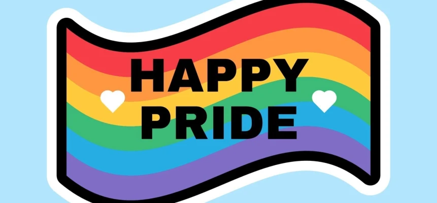 happy-pride-month-rainbow-flag-sign-design-vector