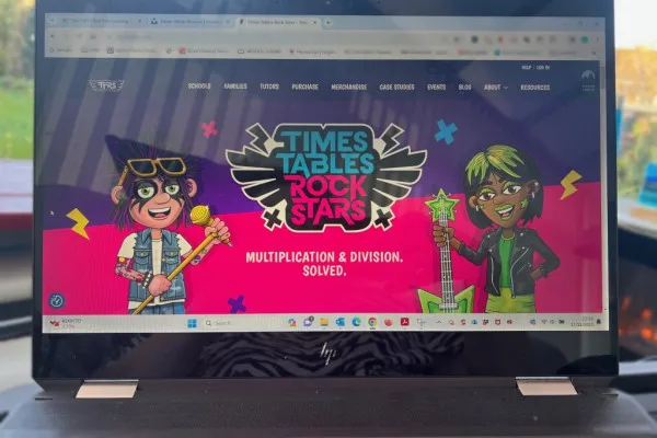TT Rockstars on computer screen