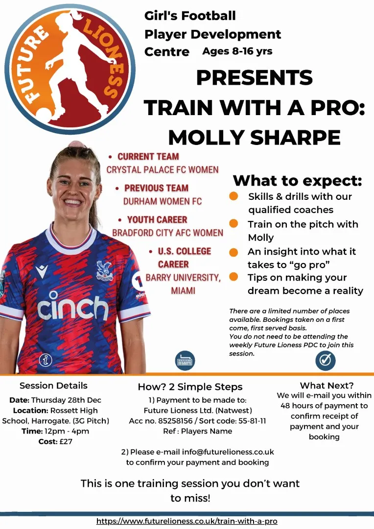 Train With a Pro Flyer Molly